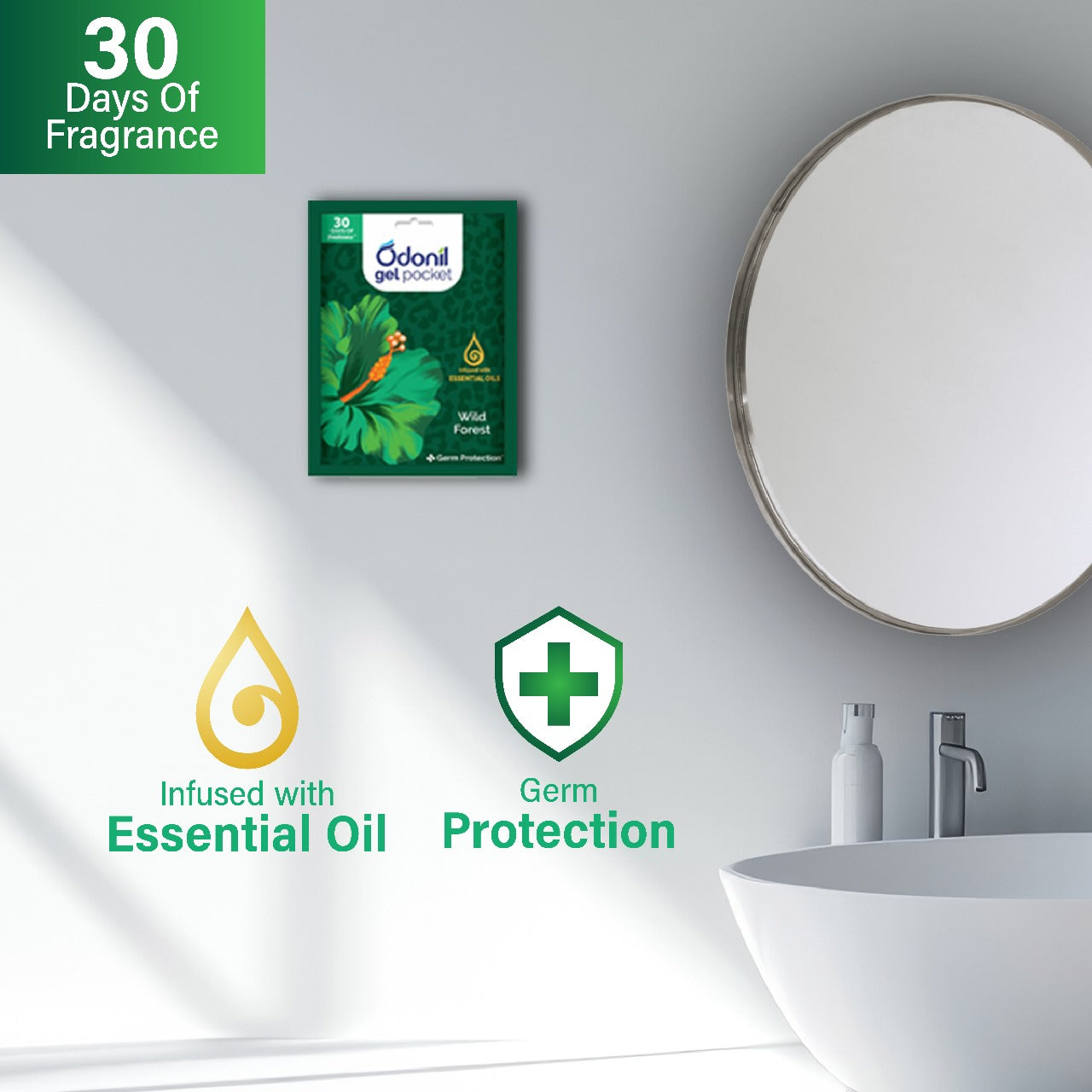 Odonil Gel Wild Forest 10gm