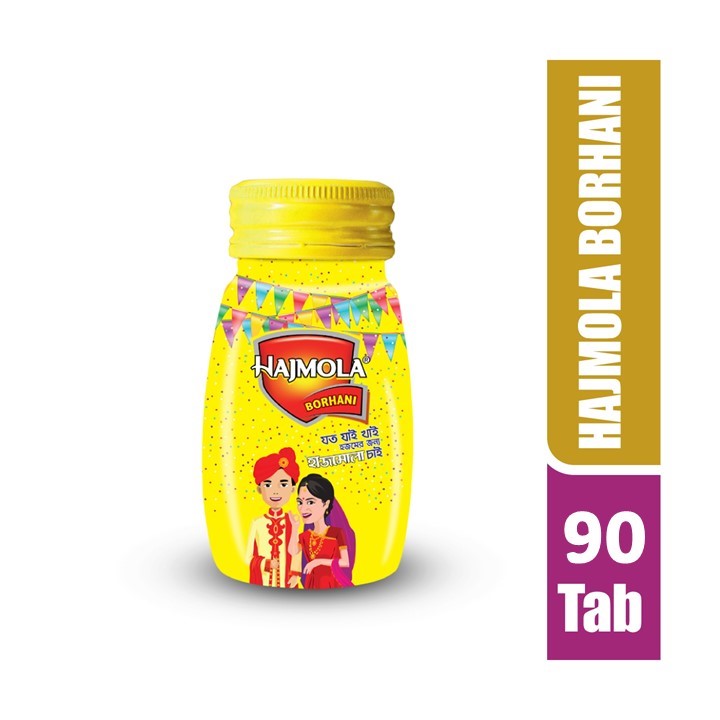 ( Bundle of 3) Dabur Hajmola Tasty Digestive Borhani Flavour 90Tablets