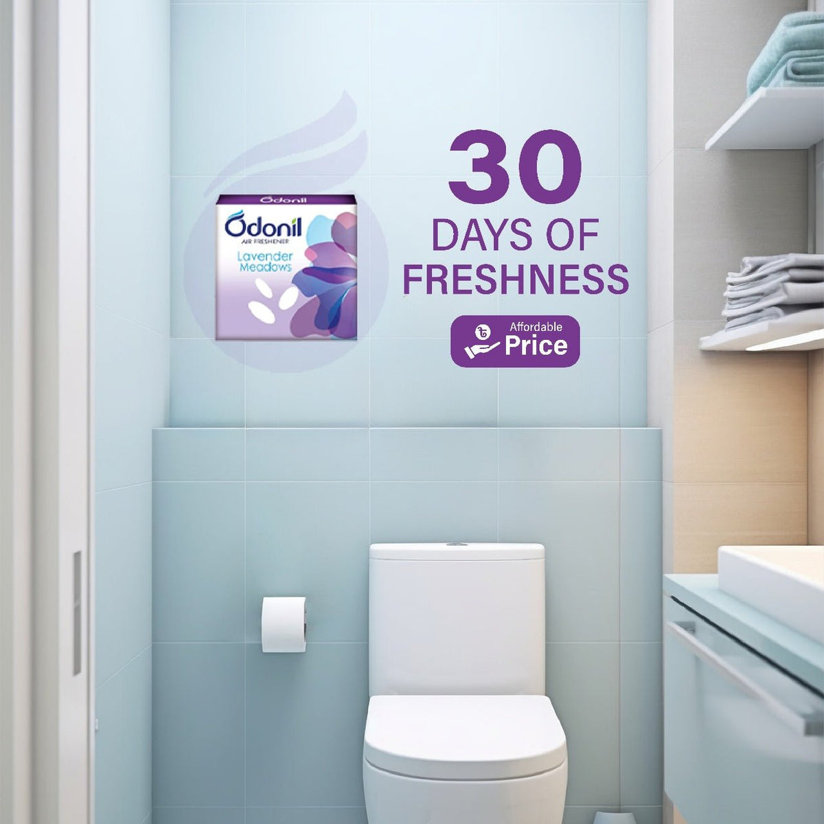 Odonil Block Lavender Meadows 75 gm - Dabur Shop BD