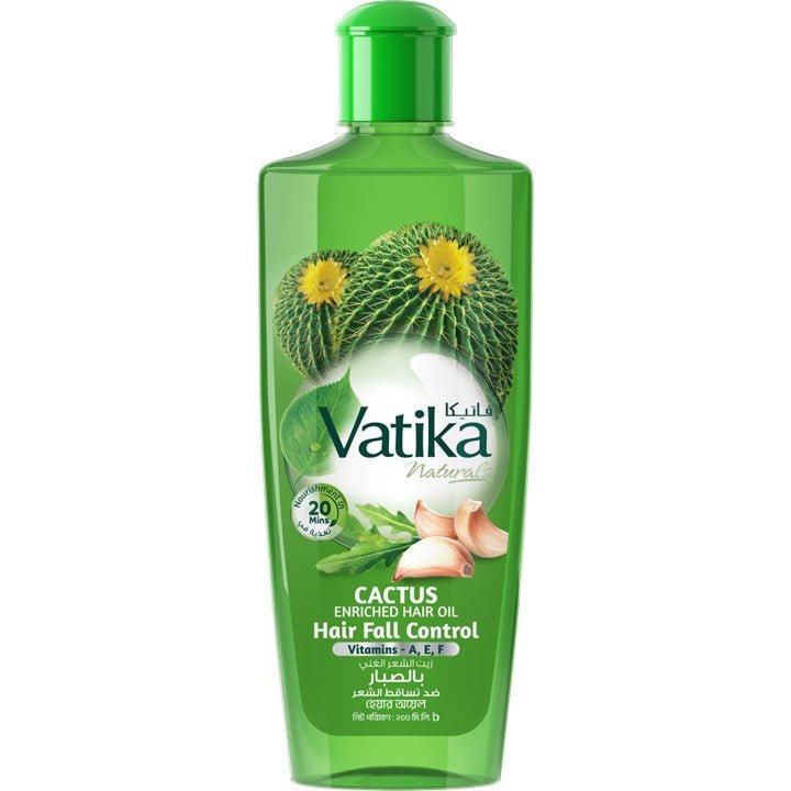Vatika Naturals Cactus Enriched Hair Oil 200ml - Dabur Shop BD