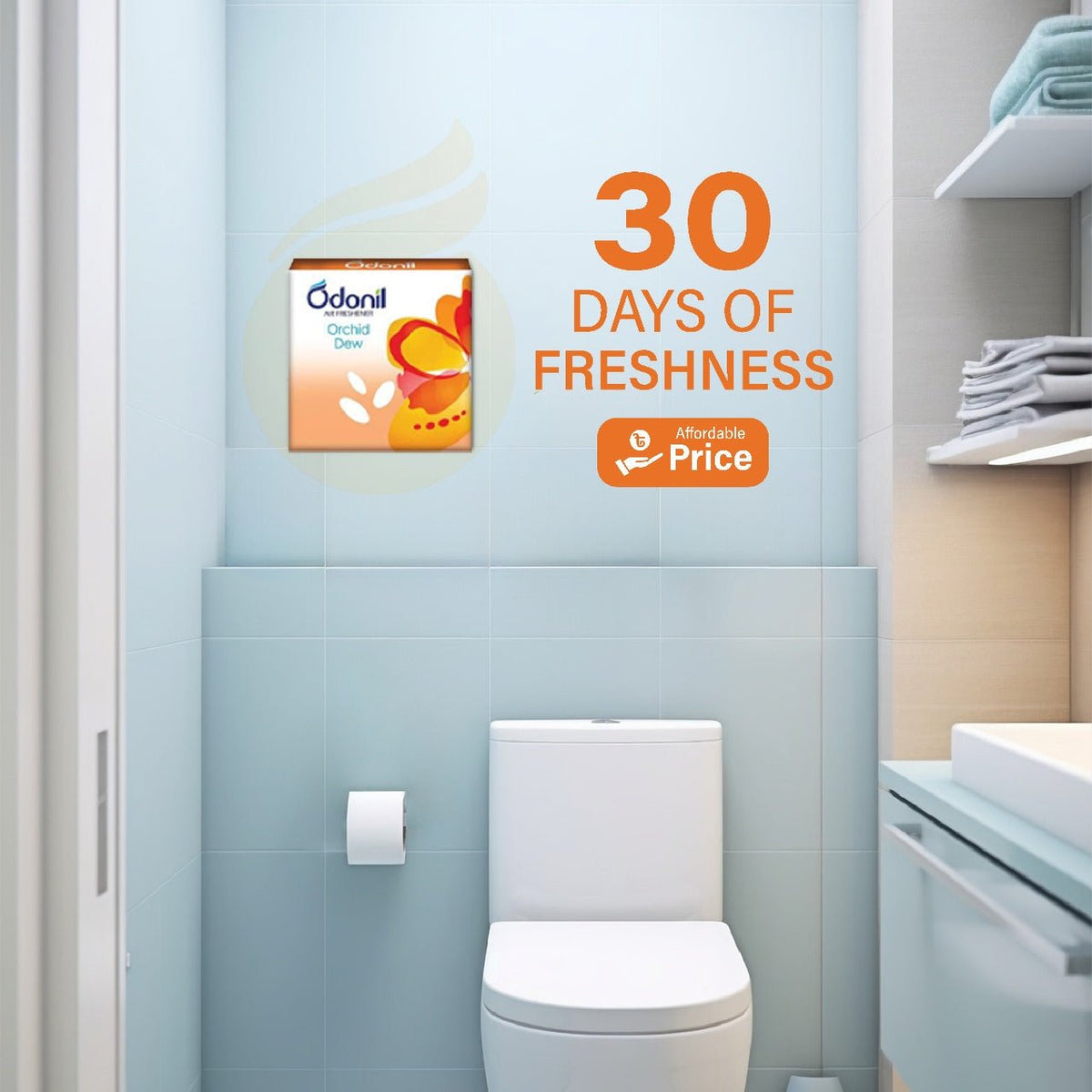 Odonil Block Orchid Dew 48g - Dabur Shop BD
