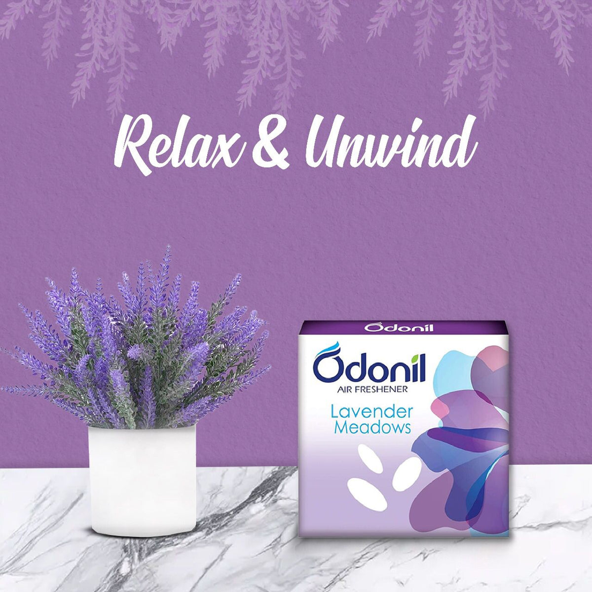 Odonil Block Lavender Meadows 75 gm - Dabur Shop BD