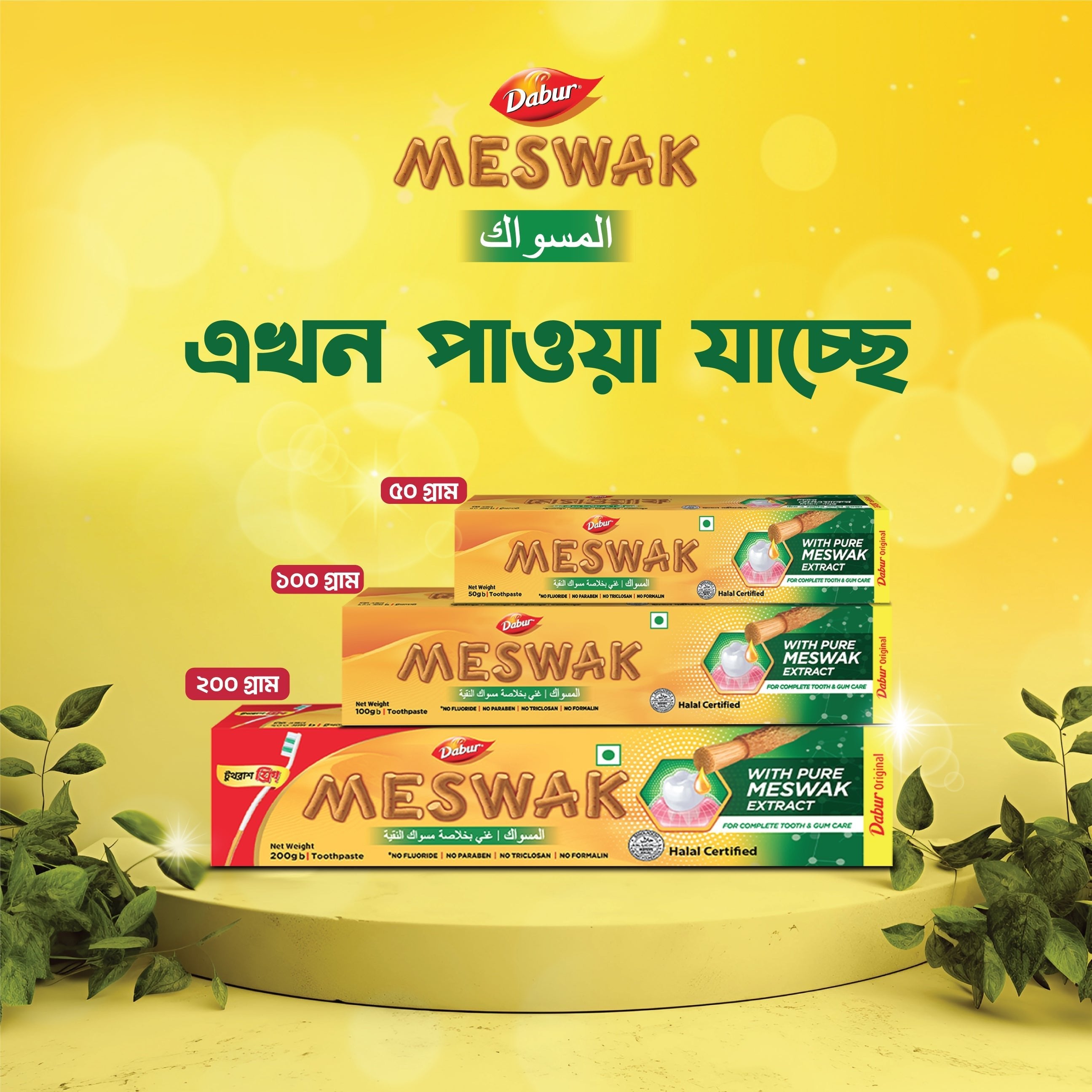 Dabur Meswak Toothpaste 200g - Dabur Shop BD