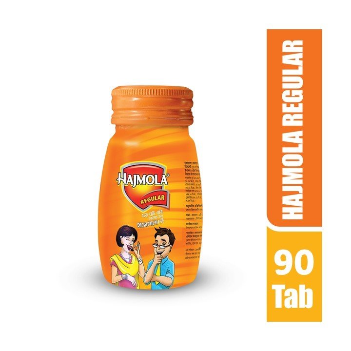 Dabur Hajmola Tasty Digestive Regular Flavour 90Tablets - Dabur Shop BD