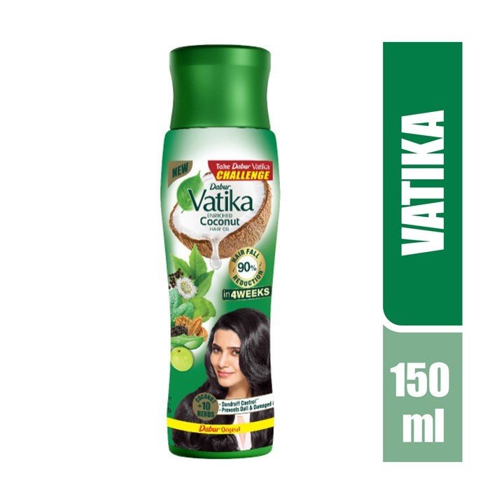 Dabur Vatika Hair Oil 150ml - Dabur Shop BD
