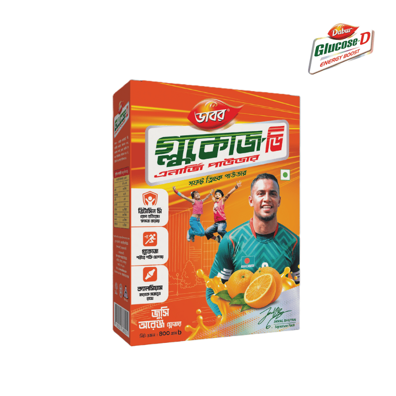 Glucose D Orange 400gm BIB Pack - Dabur Shop BD