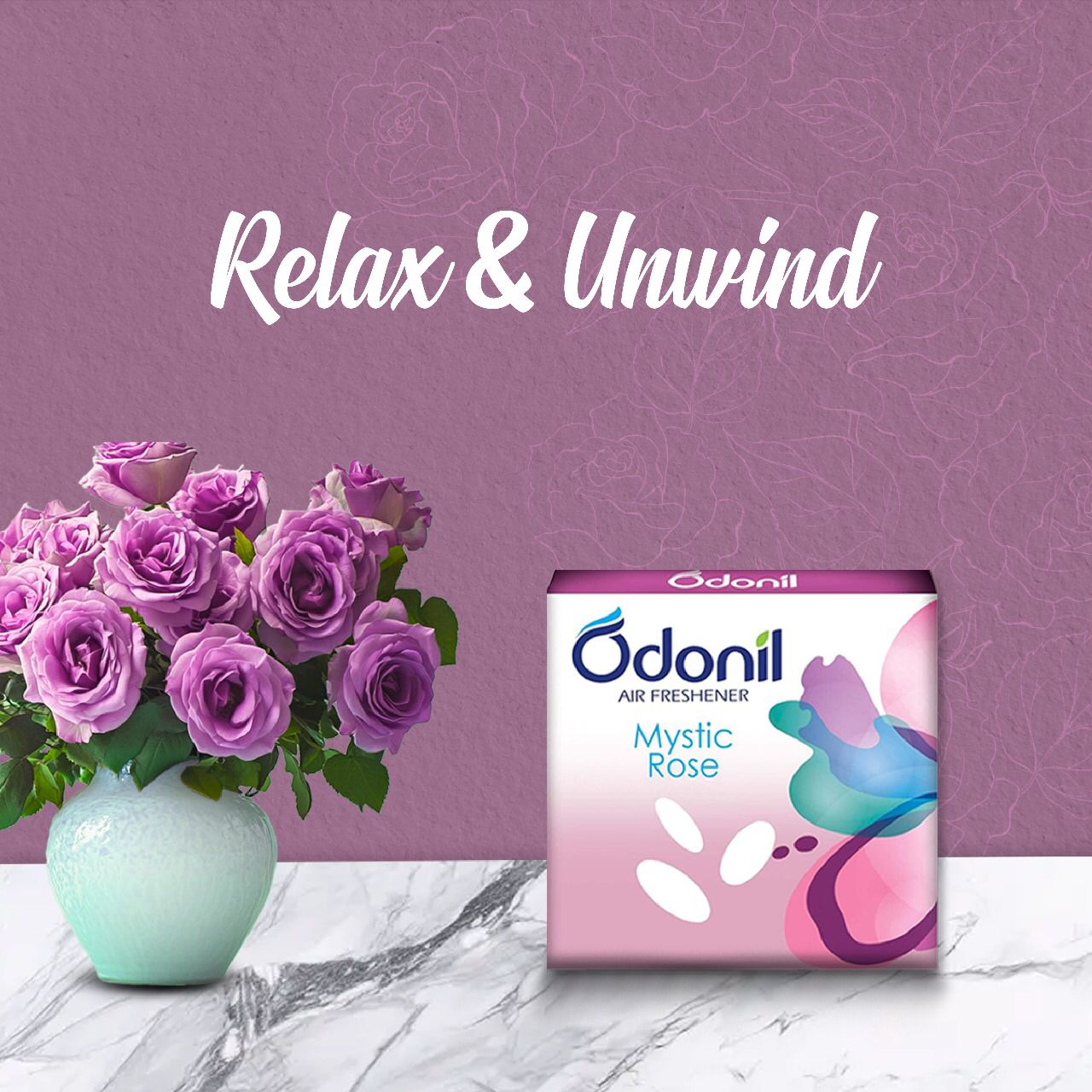 Odonil Block Mystic Rose 48g - Dabur Shop BD