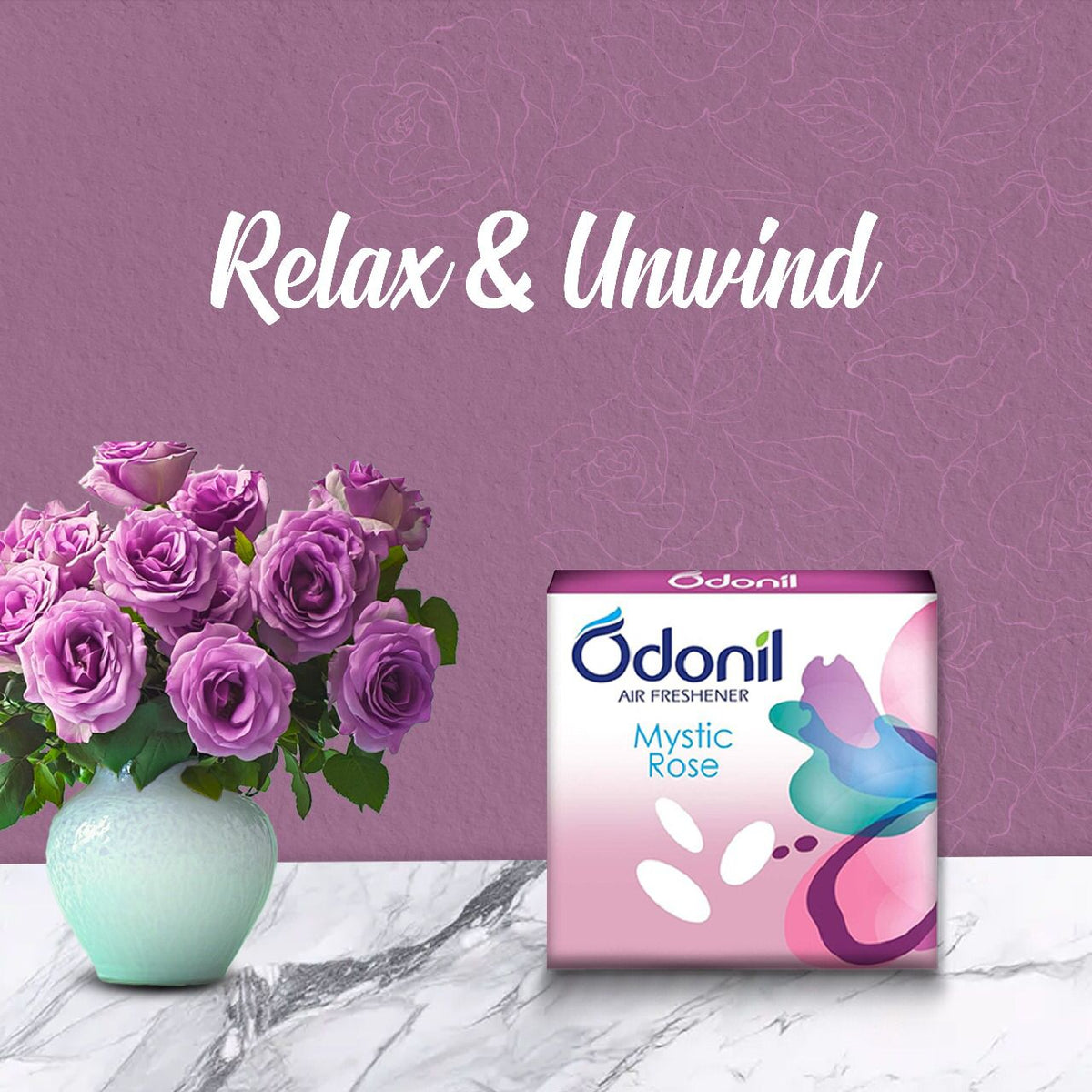 Odonil Block Mystic Rose 48g - Dabur Shop BD